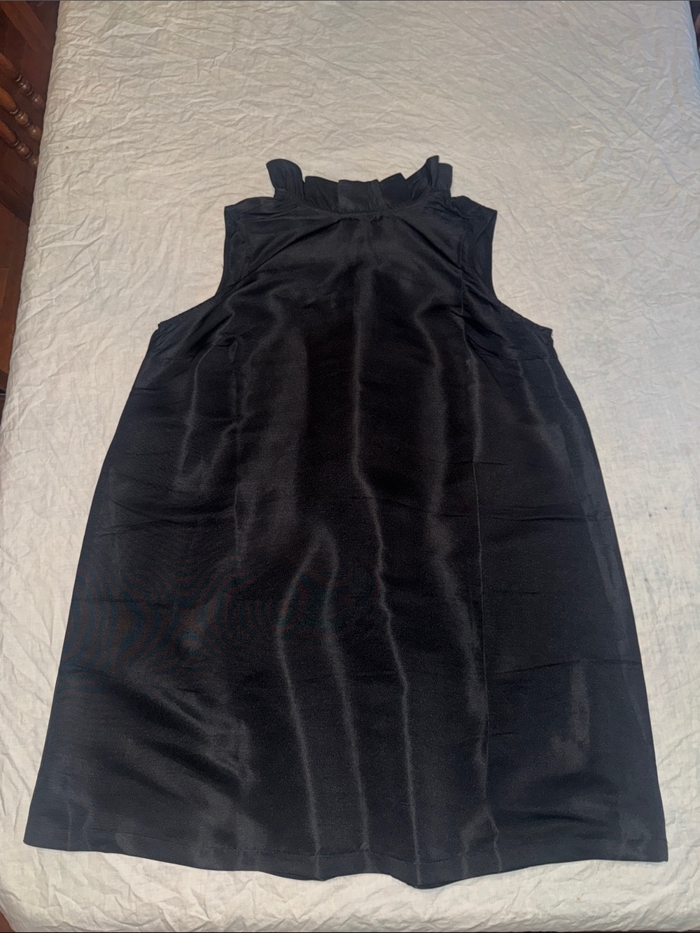 NWT Torrid Belle Isle Black Sleeveless Ruffle Collar Dress Size 1X 14 16